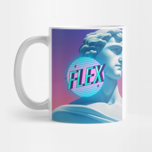 Vaporwave sculpture aesthetic flex Mug